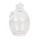 Clayre & Eef | Voorraadpot Deksel Transparant ø 6x9 cm | 6GL4943 Clayre & Eef | Voorraadpot Deksel Transparant ø 6x9 cm | 6GL4943