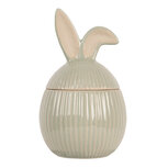 Clayre & Eef | Voorraadpot Deksel Groen 10x10x16 cm | 6CE2013 Clayre & Eef | Voorraadpot Deksel Groen 10x10x16 cm | 6CE2013