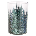 Clayre & Eef | Waxinelichthouder Groen ø 12x18 cm | 6GL4959 Clayre & Eef | Waxinelichthouder Groen ø 12x18 cm | 6GL4959