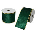 Clayre & Eef | Lint Groen Goudkleurig 6.3 cm x 5 m | LI0128GR Clayre & Eef | Lint Groen Goudkleurig 6.3 cm x 5 m | LI0128GR