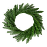 Clayre & Eef | Kerstdecoratie Krans Groen ø 55x7 cm | 66065 Clayre & Eef | Kerstdecoratie Krans Groen ø 55x7 cm | 66065