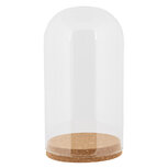 Clayre & Eef | Stolp Transparant ø 12x22 cm | 6GL5192 Clayre & Eef | Stolp Transparant ø 12x22 cm | 6GL5192