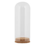 Clayre & Eef | Stolp Transparant ø 8x20 cm | 6GL5193 Clayre & Eef | Stolp Transparant ø 8x20 cm | 6GL5193