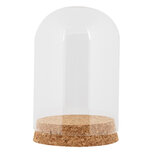 Clayre & Eef | Stolp Transparant ø 8x12 cm | 6GL5194 Clayre & Eef | Stolp Transparant ø 8x12 cm | 6GL5194