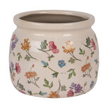 Clayre & Eef   | Bloempot Binnen Beige Roze ø 16x13 cm | 6CECFL0001M