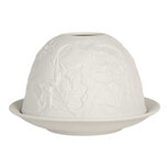 Clayre & Eef | Theelichthouder Wit ø 12x8 cm | 6CE2209 Clayre & Eef | Theelichthouder Wit ø 12x8 cm | 6CE2209