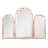 Clayre & Eef | Wandspiegel Roze Wit 48x4x34 cm | 62S335 Clayre & Eef | Wandspiegel Roze Wit 48x4x34 cm | 62S335