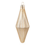 Clayre & Eef | Kerstbal Goudkleurig ø 5x15 cm | 6GL5113 Clayre & Eef | Kerstbal Goudkleurig ø 5x15 cm | 6GL5113
