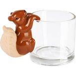 Dekoratief | Bloempothanger eekhoorn, bruin, keramiek, 10x5x7cm | A255009 Dekoratief | Bloempothanger eekhoorn, bruin, keramiek, 10x5x7cm | A255009