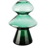 Dekoratief | Vaas 'Gold Speckled', groen, glas, 17x17x26cm | A255811 Dekoratief | Vaas 'Gold Speckled', groen, glas, 17x17x26cm | A255811