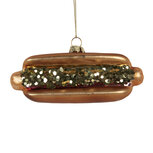 Clayre & Eef | Kersthanger Bruin Rood 13x4x6 cm | 6GL5240 Clayre & Eef | Kersthanger Bruin Rood 13x4x6 cm | 6GL5240