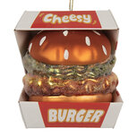 Clayre & Eef | Kersthanger Rood Wit 7x7x8 cm | 6GL5247 Clayre & Eef | Kersthanger Rood Wit 7x7x8 cm | 6GL5247
