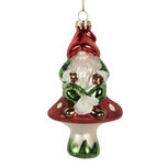 Clayre & Eef | Kersthanger Rood Groen 7x6x13 cm | 6GL5263 Clayre & Eef | Kersthanger Rood Groen 7x6x13 cm | 6GL5263