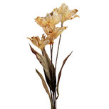 Clayre & Eef | Decoratie tak met bloemen Bruin Groen 8x5x60 cm | 6PL0403BE Clayre & Eef | Decoratie tak met bloemen Bruin Groen 8x5x60 cm | 6PL0403BE