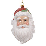 Clayre & Eef | Decoratie Hanger Kerstman Wit Rood 9x7x15 cm | 66083 Clayre & Eef | Decoratie Hanger Kerstman Wit Rood 9x7x15 cm | 66083