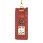 Clayre & Eef | Decoratie Hanger Brievenbus Rood Wit 5x4x11 cm | 66091 Clayre & Eef | Decoratie Hanger Brievenbus Rood Wit 5x4x11 cm | 66091