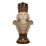 Clayre & Eef | Kerstdecoratie Notenkraker Bruin Grijs 16x10x30 cm | 6PR5365 Clayre & Eef | Kerstdecoratie Notenkraker Bruin Grijs 16x10x30 cm | 6PR5365