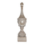Clayre & Eef | Decoratie Ornament Grijs ø 11x43 cm | 6PR5584 Clayre & Eef | Decoratie Ornament Grijs ø 11x43 cm | 6PR5584