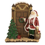 Clayre & Eef | Kerstdecoratie Kerstman Rood Bruin 18x7x20 cm | 6PR5670 Clayre & Eef | Kerstdecoratie Kerstman Rood Bruin 18x7x20 cm | 6PR5670