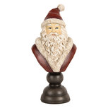 Clayre & Eef | Kerstdecoratie Kerstman Rood Wit 11x8x22 cm | 6PR5673 Clayre & Eef | Kerstdecoratie Kerstman Rood Wit 11x8x22 cm | 6PR5673