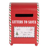 Clayre & Eef | Brievenbus Rood Wit 14x13x19 cm | 6Y5800 Clayre & Eef | Brievenbus Rood Wit 14x13x19 cm | 6Y5800