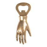 Clayre & Eef | Flesopener Goudkleurig 11x2x4 cm | 6Y5888 Clayre & Eef | Flesopener Goudkleurig 11x2x4 cm | 6Y5888